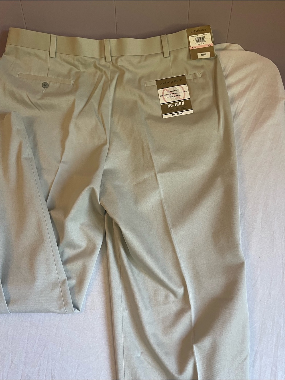 Axist Men’s Chinos - Light Khaki No -Iron - Picture 15 of 16